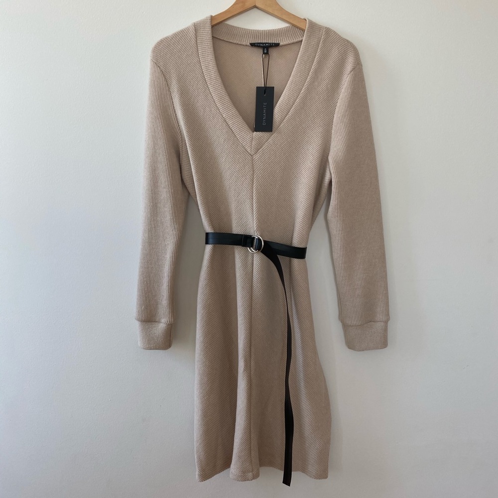 Dynamite dress with belt - new with tags 🏷 M